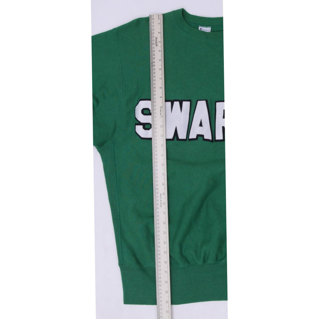 Vintage Champion Reverse Weave Green SWARM Sweatshirt Made In USA X-Large