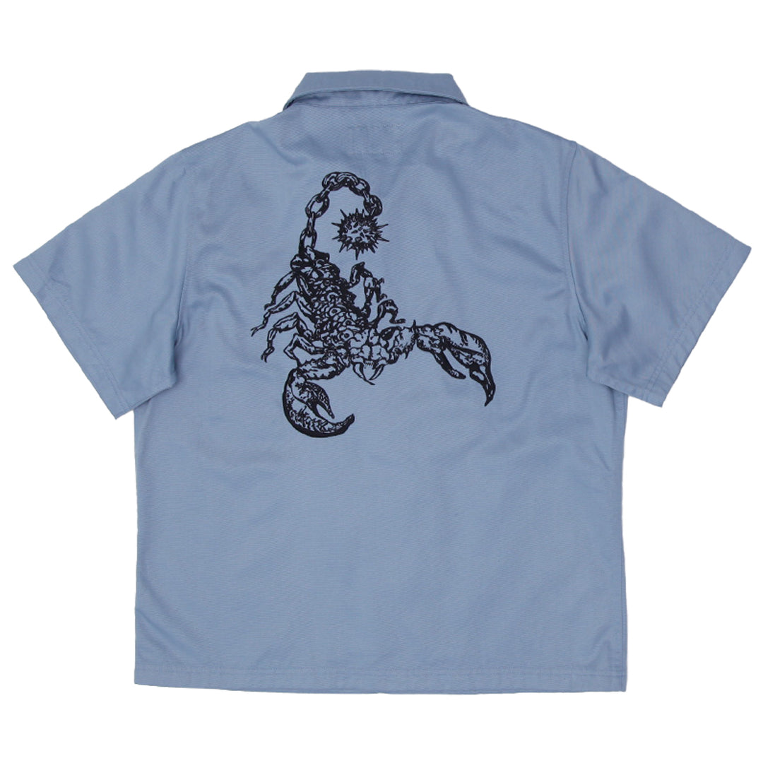 Mens Welcome Skateboards Shirt Mace Work Shirt