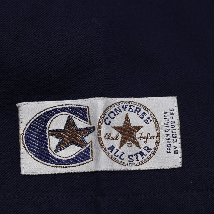 Mens Converse Chuck Taylor Two Tone Maroon Navy Short Sleeve Shirt Size M
