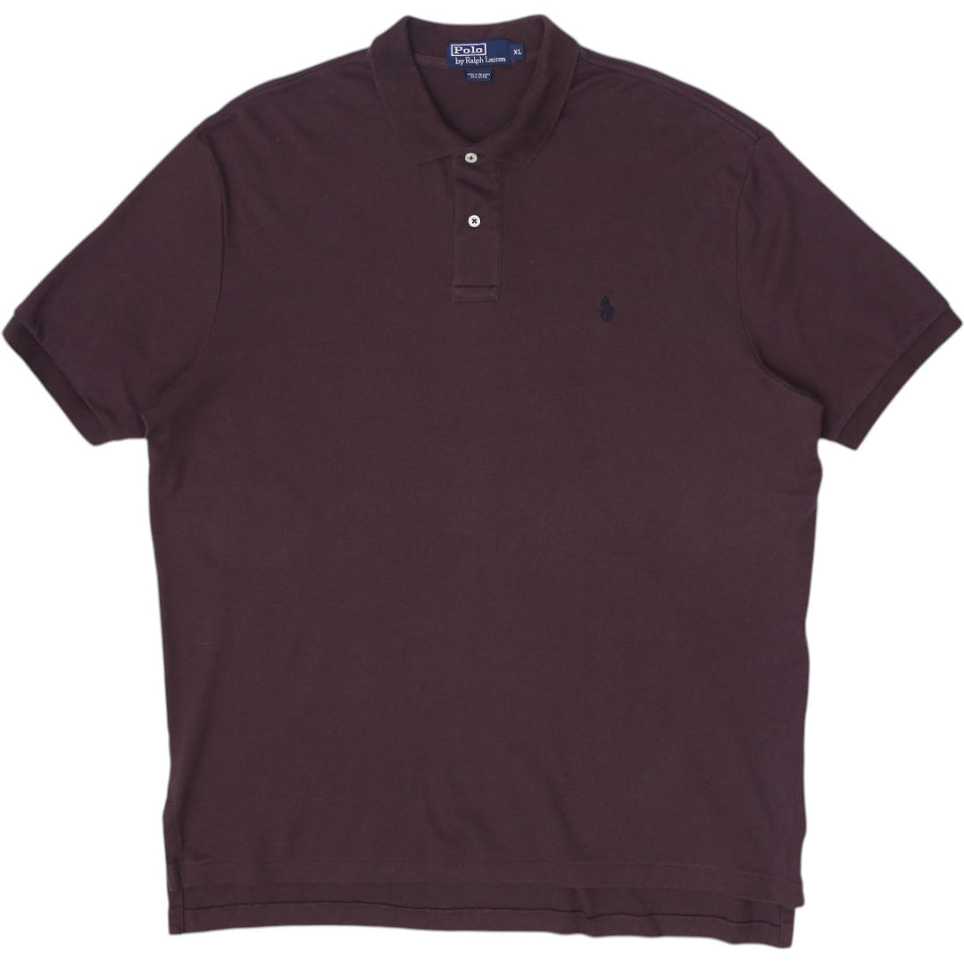Mens Polo Ralph Lauren Polo T-Shirt Brown Cotton Classic Casual Size XL
