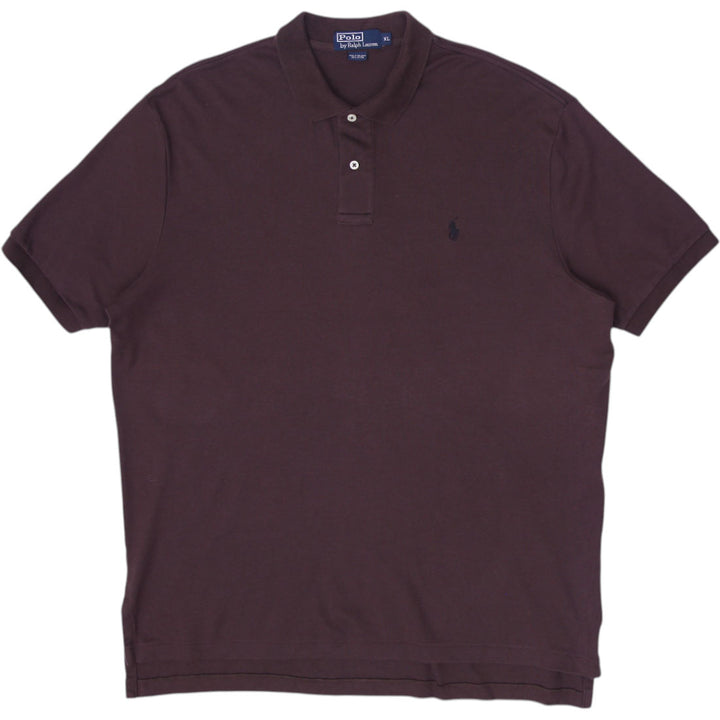 Mens Polo Ralph Lauren Polo T-Shirt Brown Cotton Classic Casual Size XL