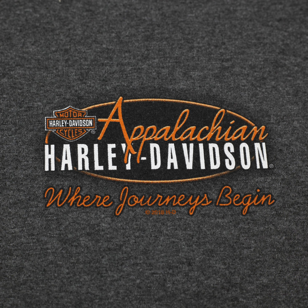 Mens Harley Davidson Appalachian Dealer Biker T-Shirt