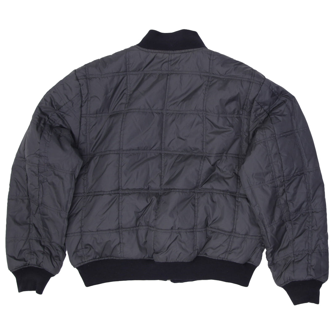 Vintage Flight Deck USA Nylon Zip Up Bomber Reversible Jacket | Migration_Jacket - Detail View | Fashion Rerun