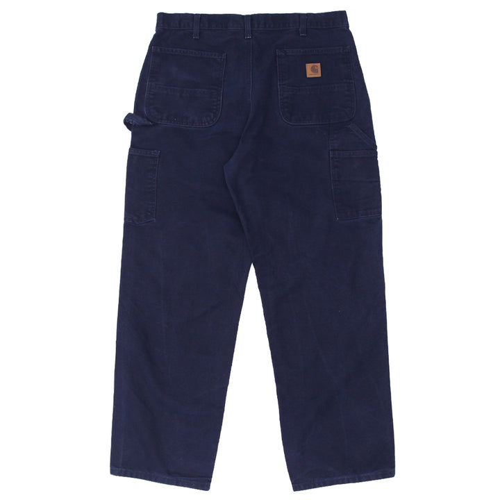 Mens Carhartt B11-MDT Carpenter Pants Navy Blue - Fashion Rerun Vintage Migration_Pants
