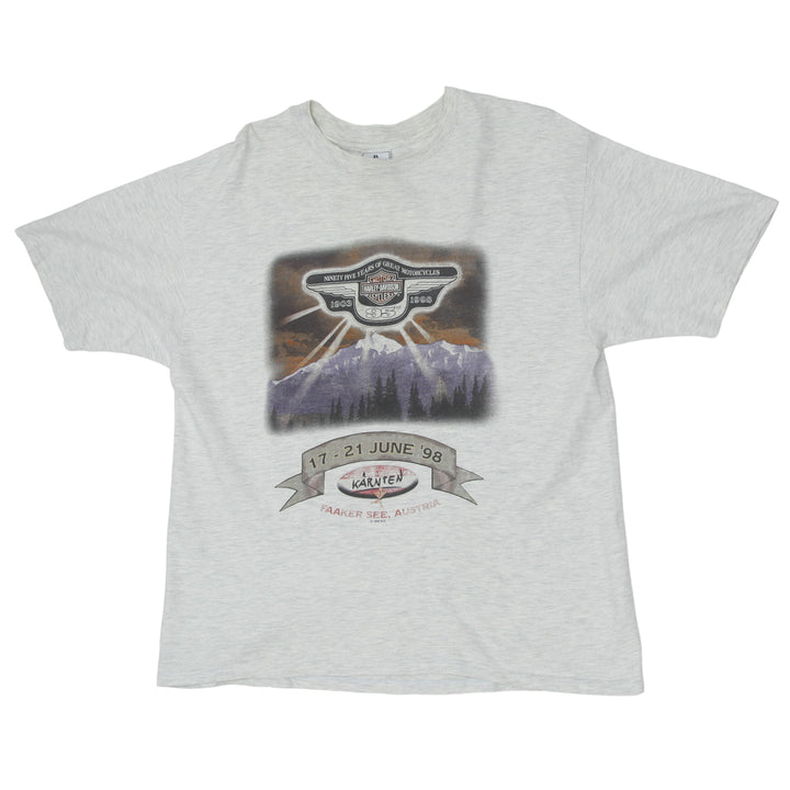 1998 Vintage Harley Davidson 95th Anniversary T-Shirt Single Stitch Hanes XL