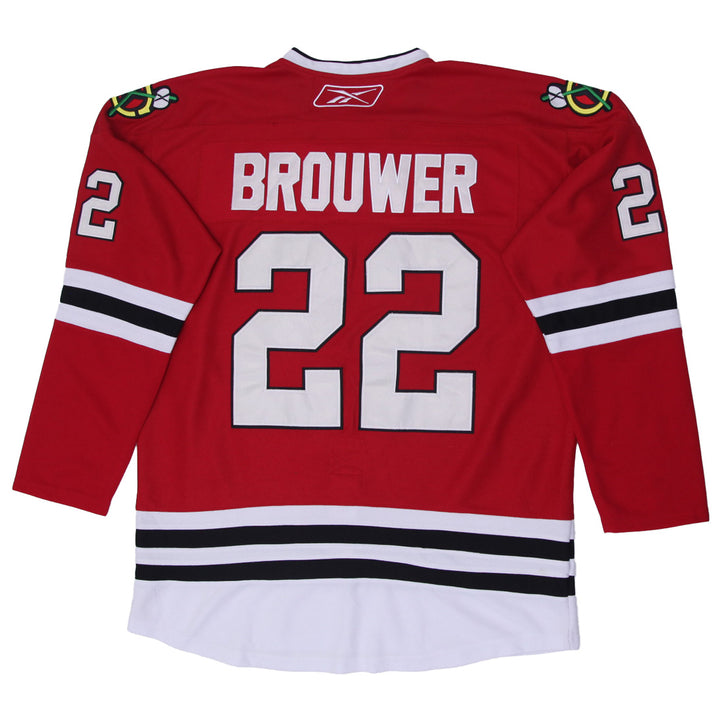 Chicago Blackhawks Vintage Reebok Jersey #22 Brouwer Size 50