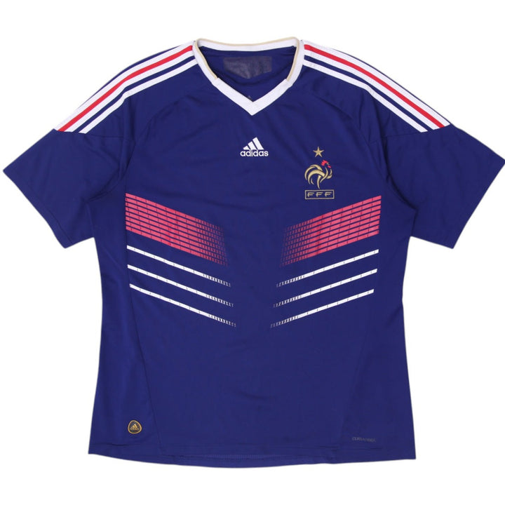 Mens Adidas France 2010-11 Home Football Jersey Adidas Blue World Cup Size XL