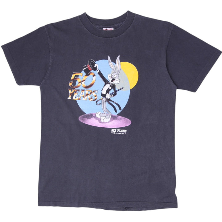 Vintage 1990 Looney Tunes Bugs Bunny 50th Anniversary T-Shirt Size L