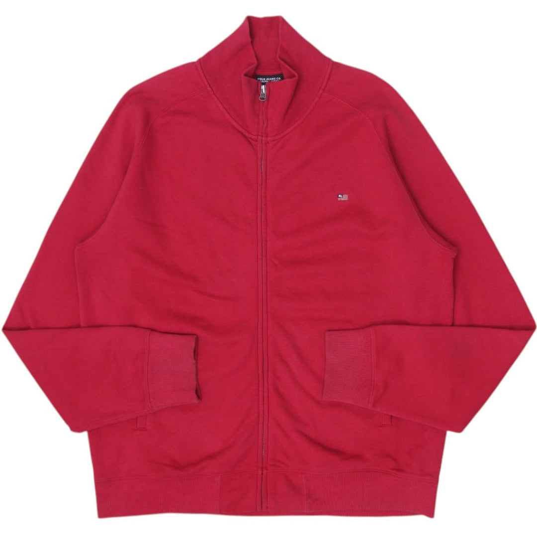 Vintage Mens Polo Ralph Lauren Maroon Full Zip Sweater Size XL | Migration_Jackets | Fashion Rerun