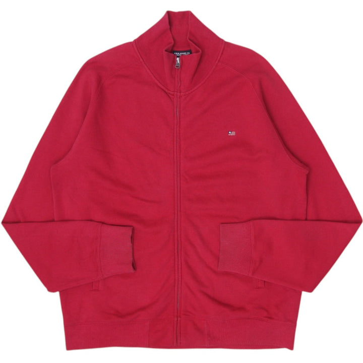 Vintage Mens Polo Ralph Lauren Maroon Full Zip Sweater Size XL | Migration_Jackets | Fashion Rerun