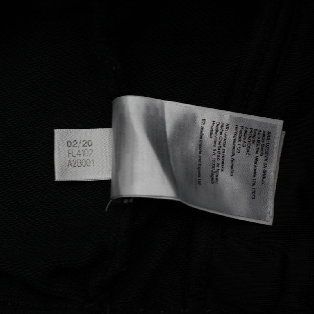 Ladies Adidas Originals Lock-Up Track Jacket Black White Size S