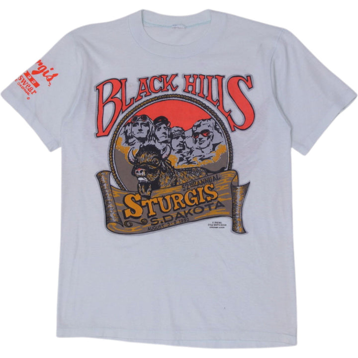 Vintage 1992 Mens Graphic Sturgis Cycle T-Shirt Size M | Migration_T-Shirts | Fashion Rerun