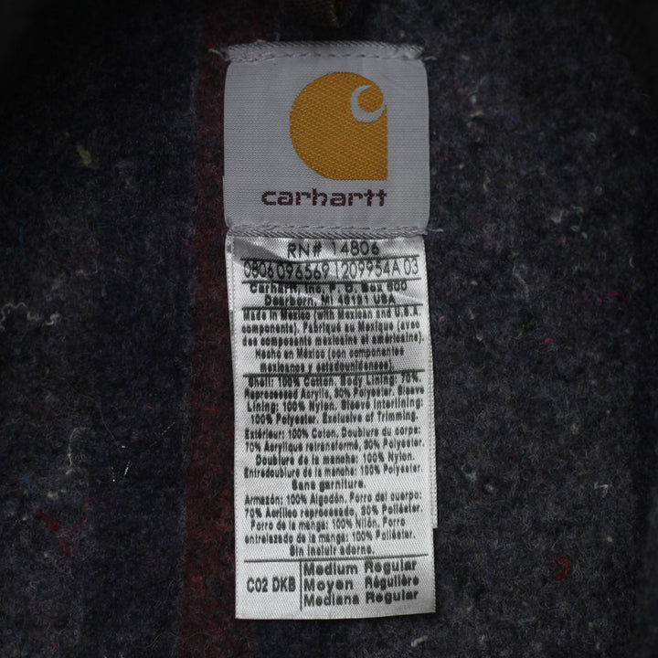 Mens Carhartt C02 DKB Carhartt Blanket Lined Workwear Jacket - Fashion Rerun Vintage Migration_Jacket