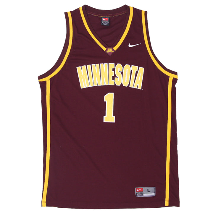 Vintage Nike Team Minnesota Golden Gophers Basketball Jersey - Fashion Rerun Vintage Migration_Jersey