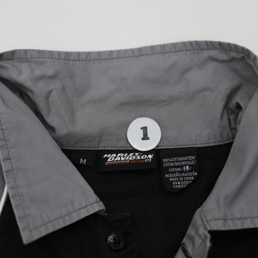 Mens Harley Davidson Screamin Eagle Racing Shirt Black Graphic