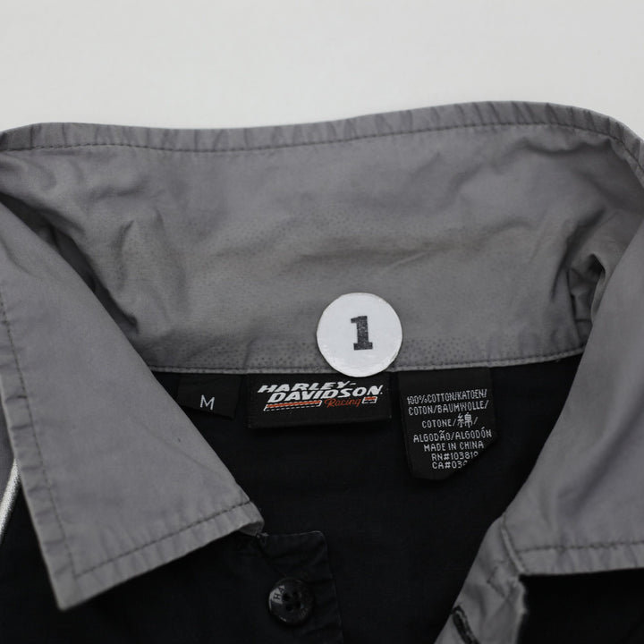 Mens Harley Davidson Screamin Eagle Racing Shirt Black Graphic