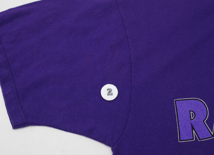 Vintage 90s Toronto Raptors Slam Dunk Action NBA Purple Basketball T-Shirt M | Migration_T-Shirts - View 6 | Fashion Rerun
