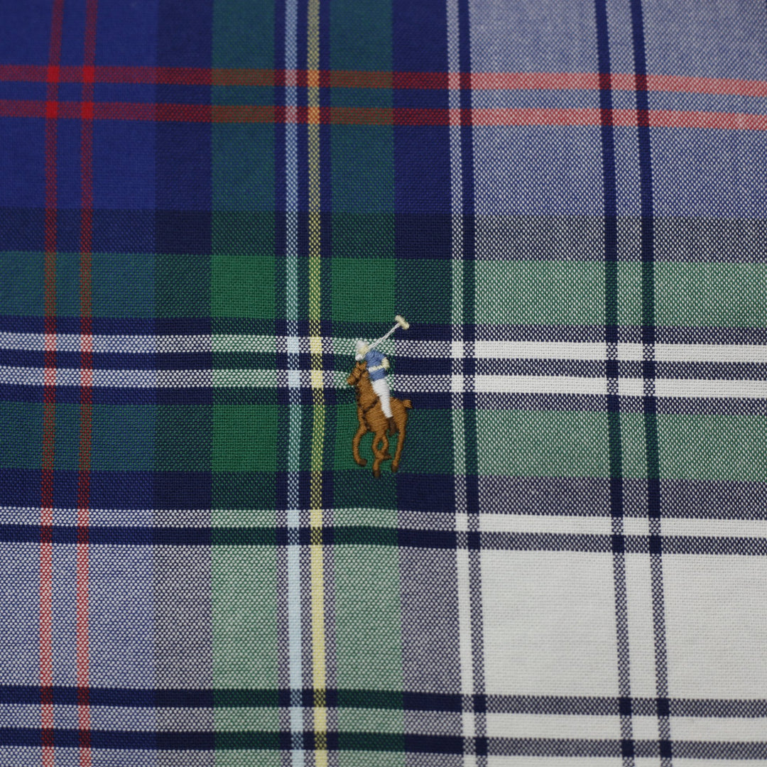 Mens Ralph Lauren Classic Fit Plaid Long Sleeve Shirt Size XL