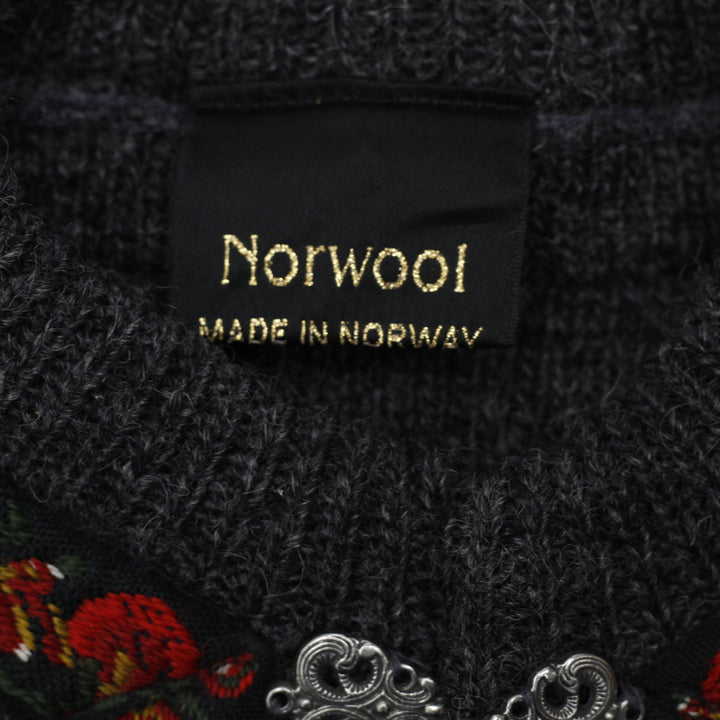 Vintage Norwool Designer Norwool of Norway Wool Sweater Size M | Migration_Knitwear & Sweaters - Back View | Fashion Rerun