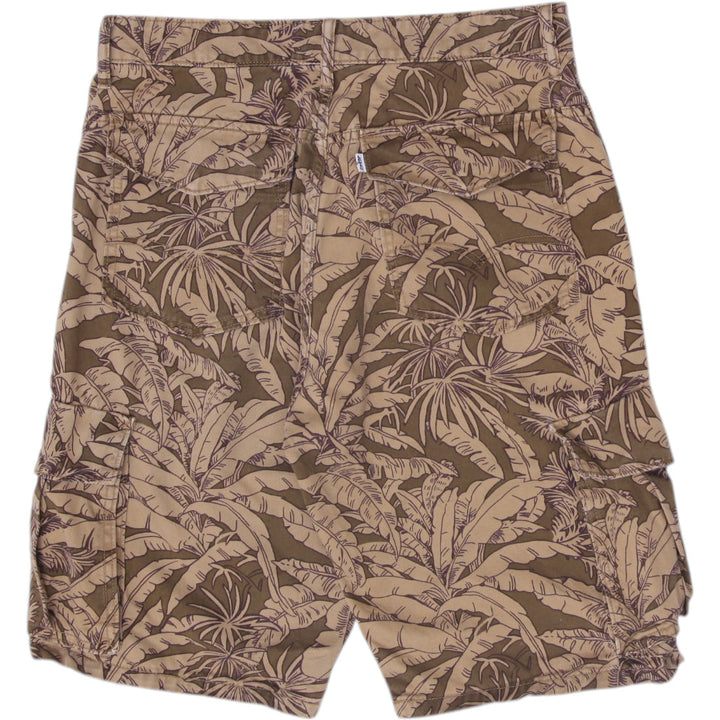 Mens Levi’s Men’s Tropical Floral Khaki Cargo Shorts W33