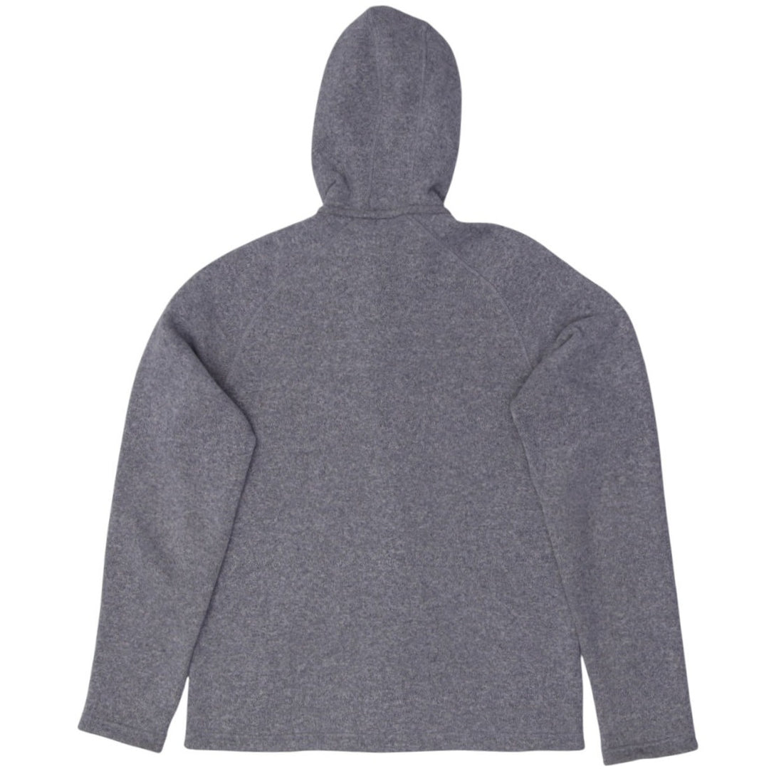 Mens Patagonia Fleece Jacket Gray Full Zip Hooded