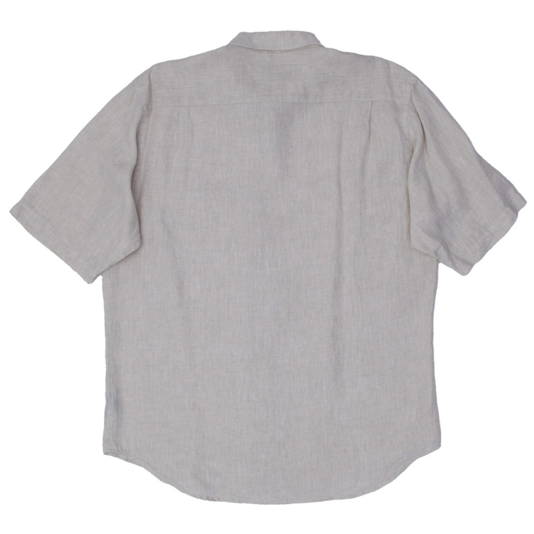 Mens Cotton Reel 100% Linen Short Sleeve Shirt