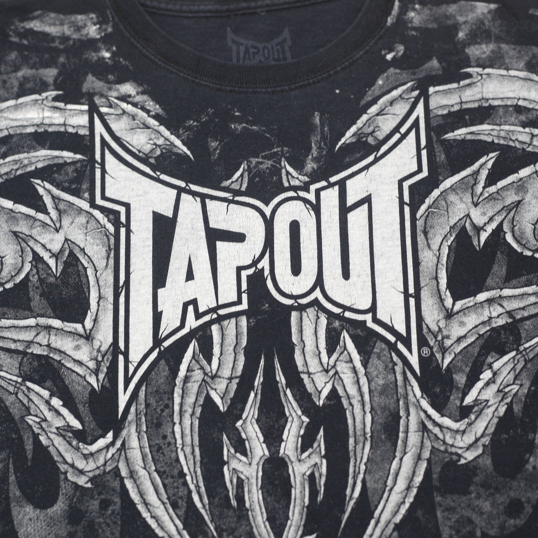Y2K Youth Boys Tapout Tribal Graphic T-Shirt Size L (14/16)