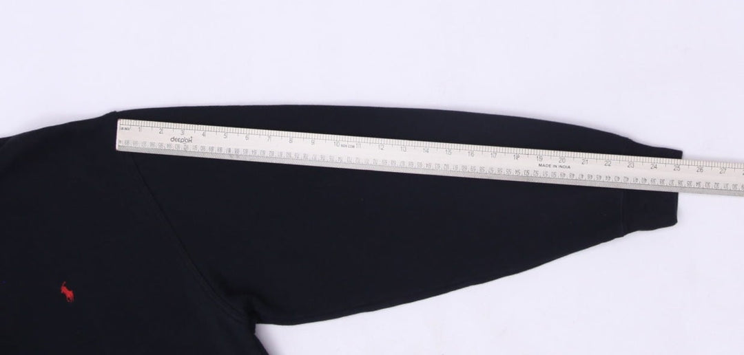 Vintage Polo By Ralph Lauren Quarter Zip Black Sweater L | Migration_Jumper & Knitwear RL Collection - View 8 | Fashion Rerun