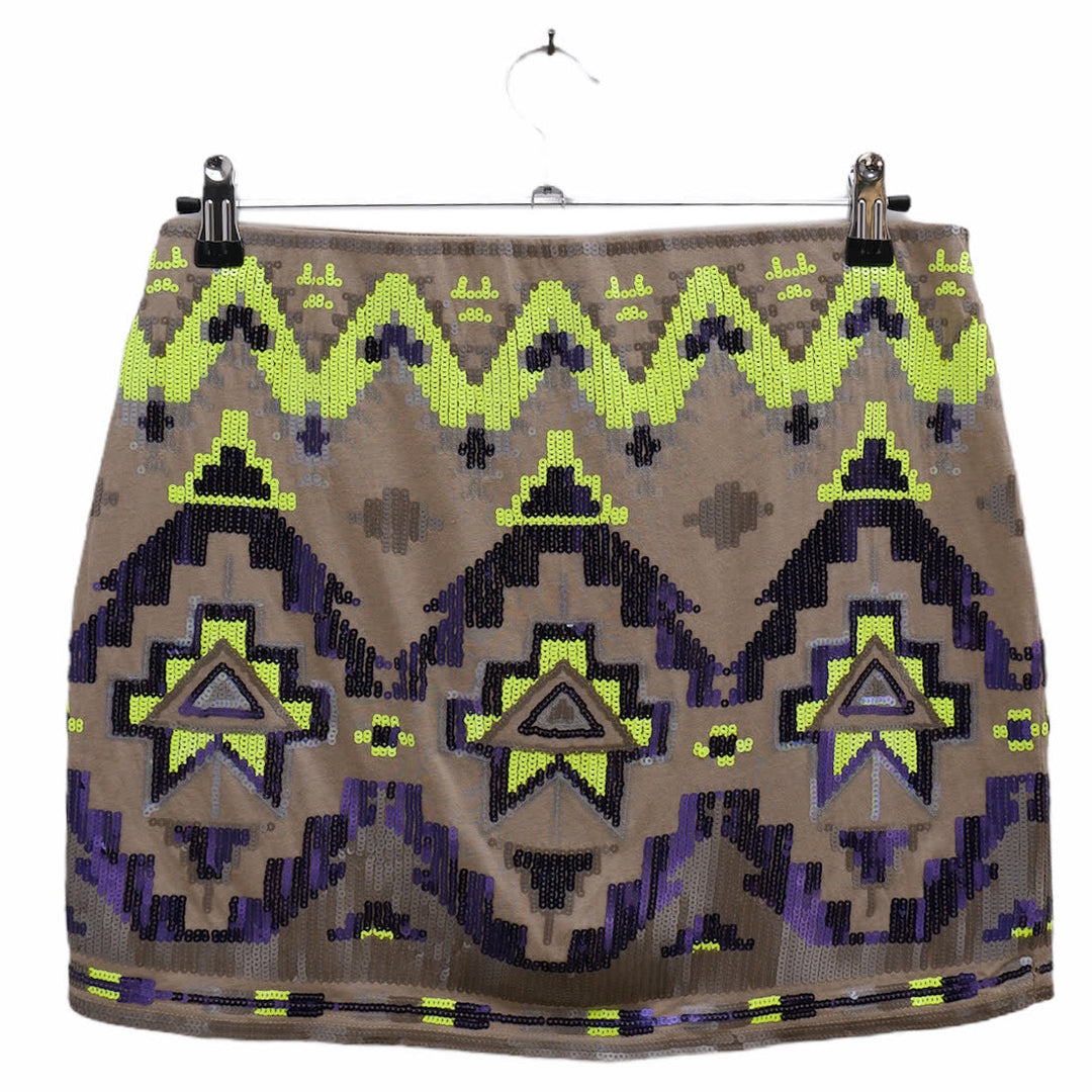 Ladies Express Sequins Mini Skirt