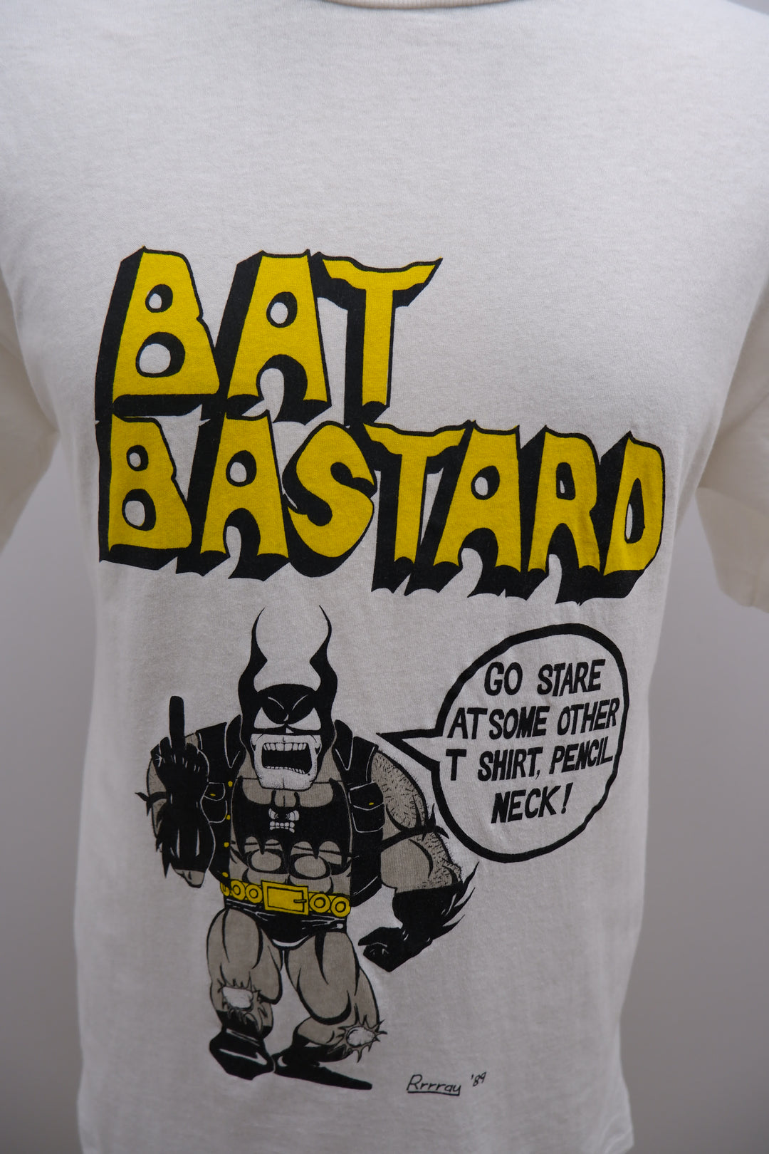 Vintage Bat Bastard Single Stitch Boys Youth T-Shirt