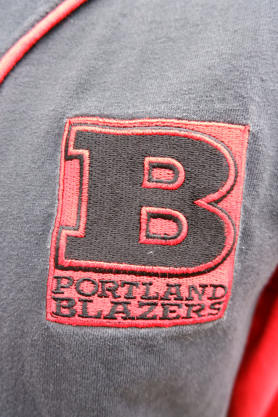 Portland Blazers VNTG Long Sleeve Baseball Jersey Made In USA