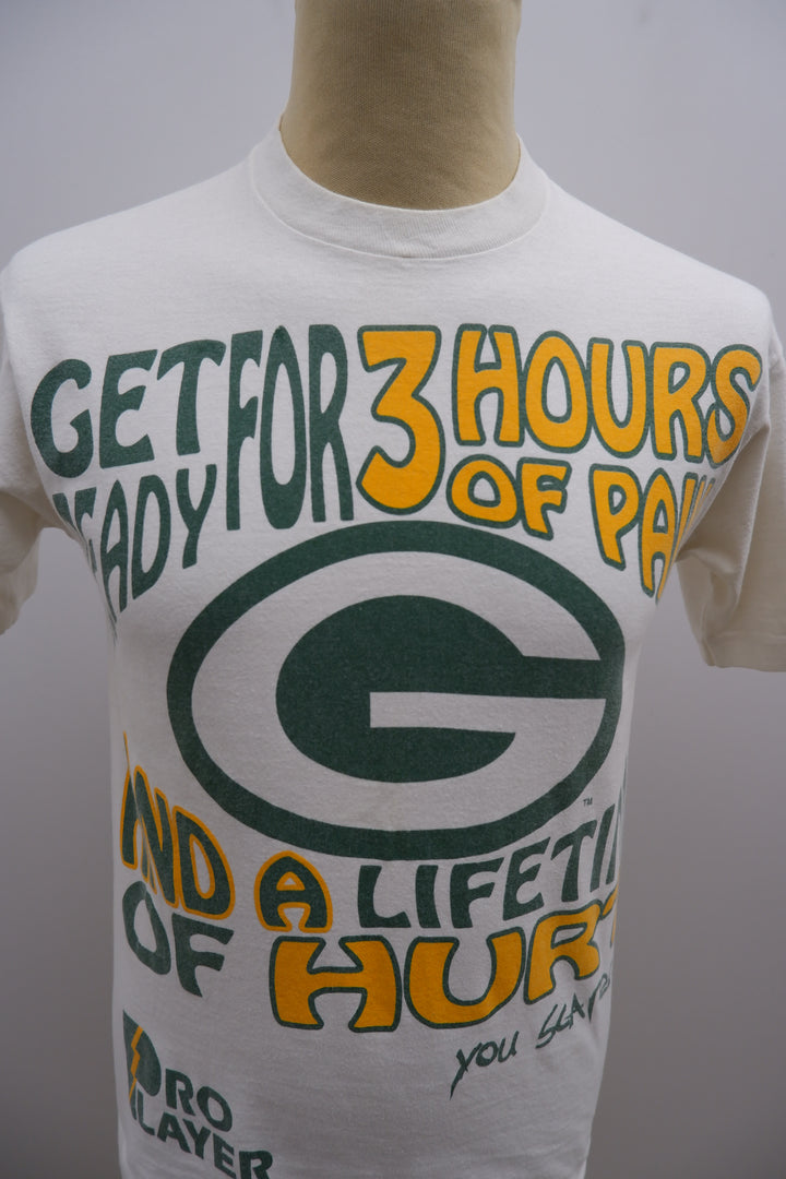 1994 NFL Green Bay Packers Pro Player VNTG Single Stitch T-Shirt Made In USA