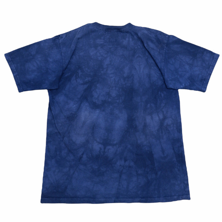 The Mountain Howling Wolf Vintage Tie Dyed Boys Youth T-Shirt