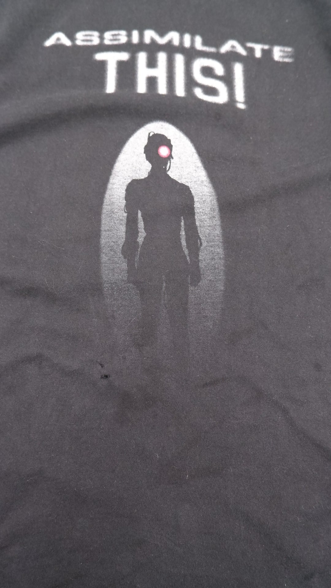 Vintage Star Trek The Experience Hilton Las Vegas' Assimilate This ' T-Shirt Made IN USA
