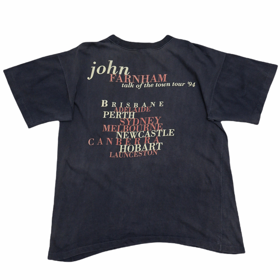John Farnham Tour Of The Town Tour ' 94 Vintage Single Stitch T-Shirt