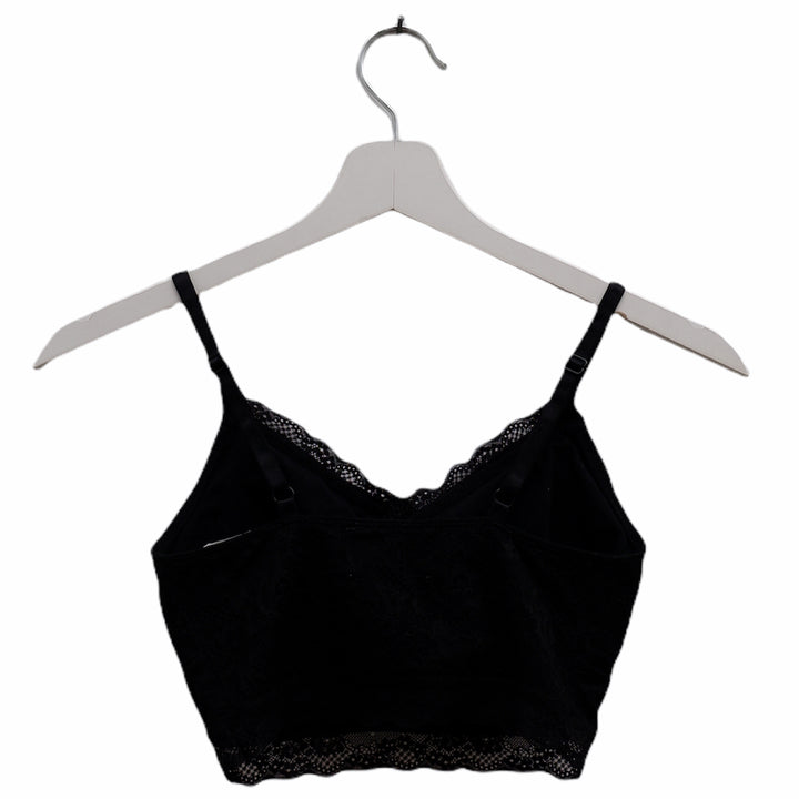 Girls Youth Supre Black Lace Bralette