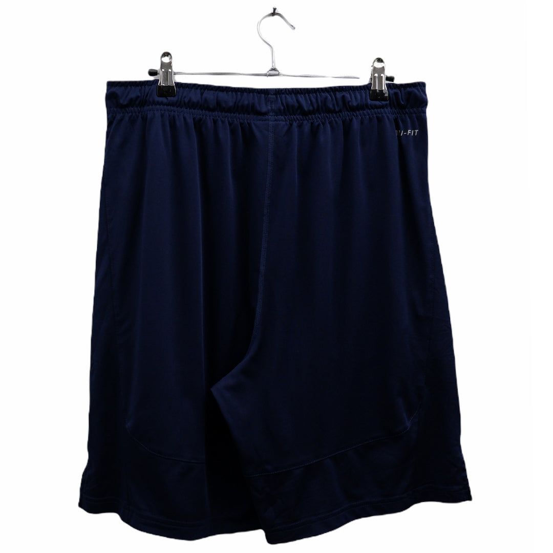Mens Nike Swoosh Embroidered Navy Sports Shorts