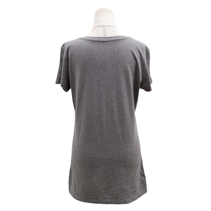 Ladies Reebok Gray V-Neck T-Shirt