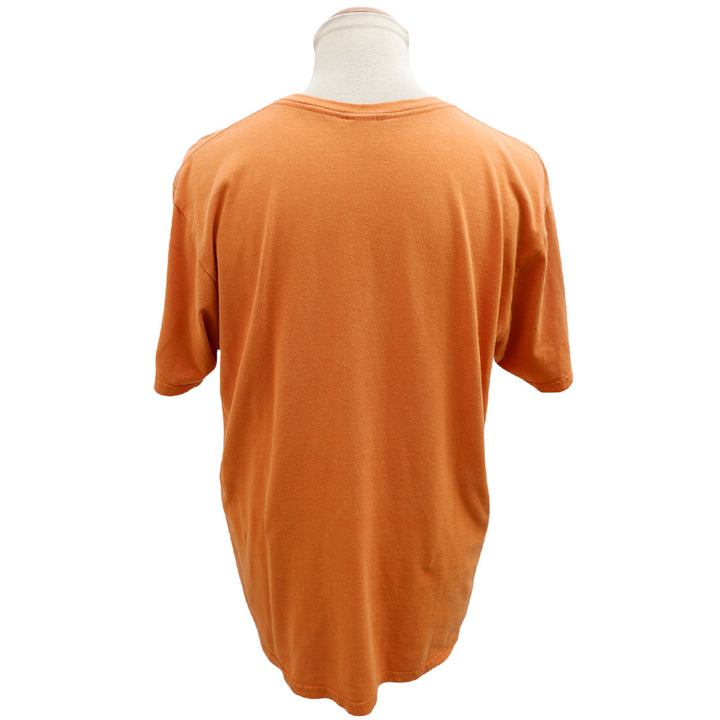 Mens Nike Embroidered Logo Orange T-Shirt
