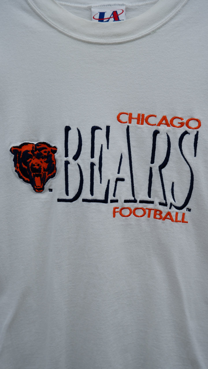 Logo Athletic Embroidered Chicago Bears Football T-Shirt