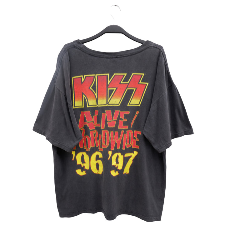 Kiss Band Alive Worldwide 96-97 VNTG T-Shirt