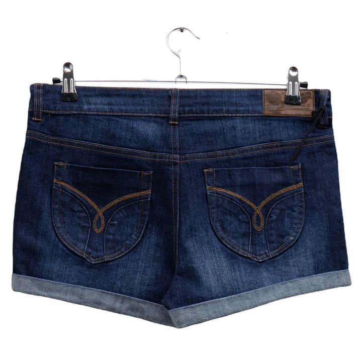 Ladies Buffalo Mid-Rise Cuff Denim Shorts