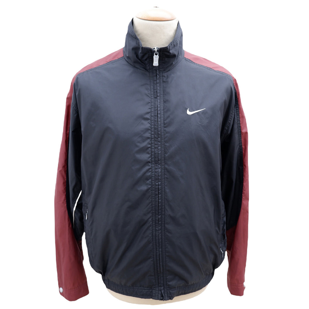 90's Nike Swoosh Embroidered Full Zip Vintage Jacket