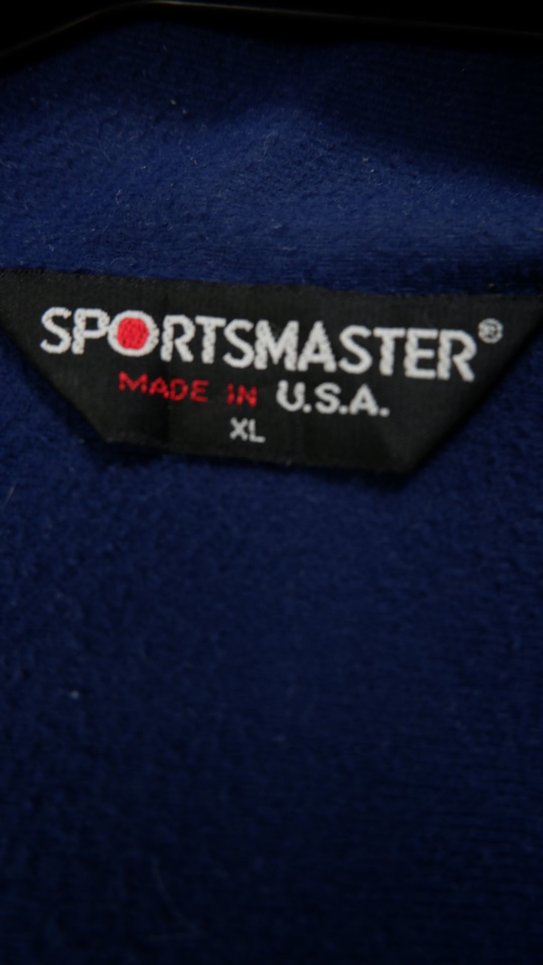 Macintosh Logo Sportsmaster Made In USA  Zip Up Jacket