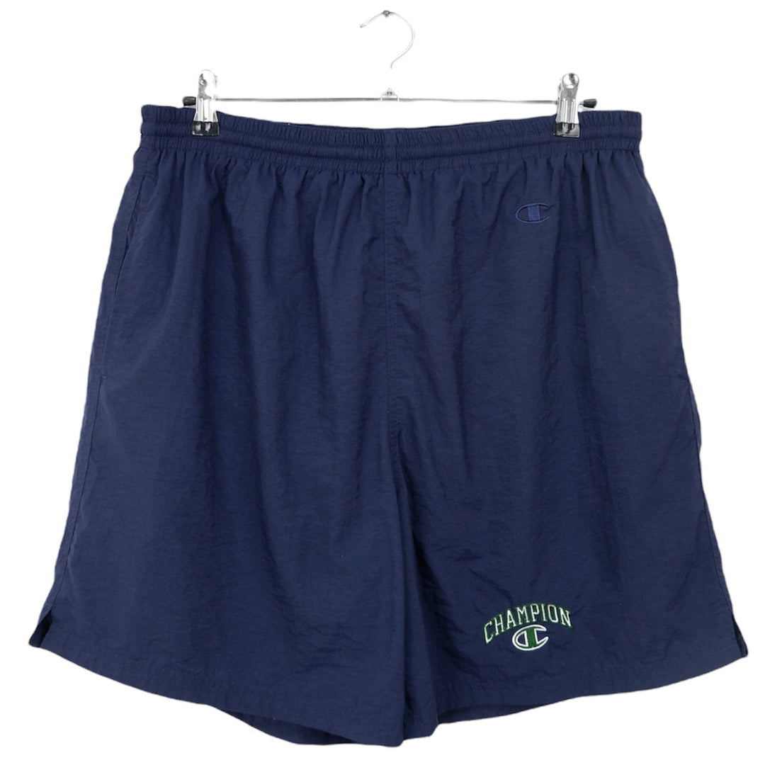 Champion Embroidered Navy Vintage Sports Shorts