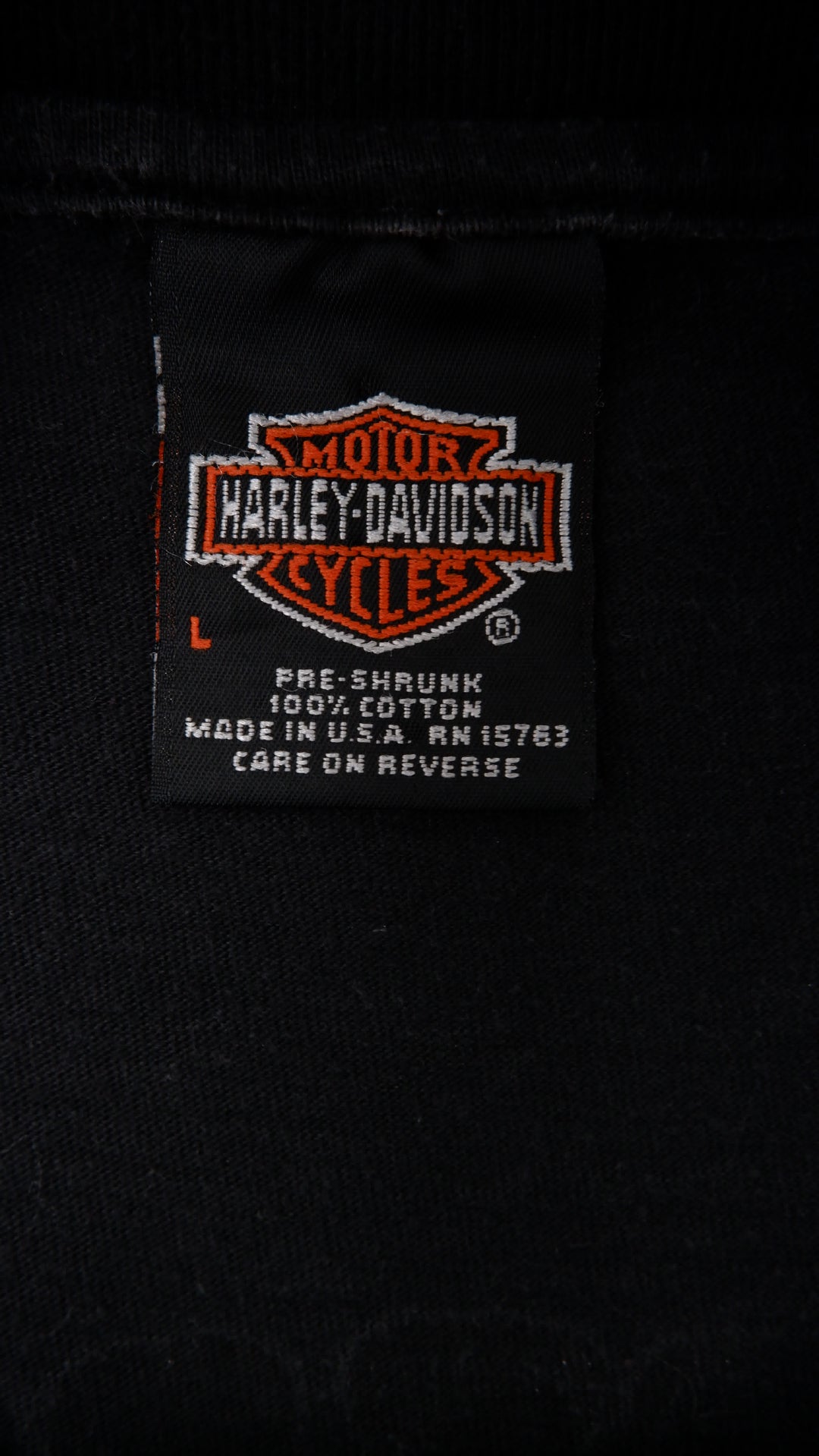 1998 Harley Davidson Al Muth Black River Falls VNTG T-Shirt Made In USA