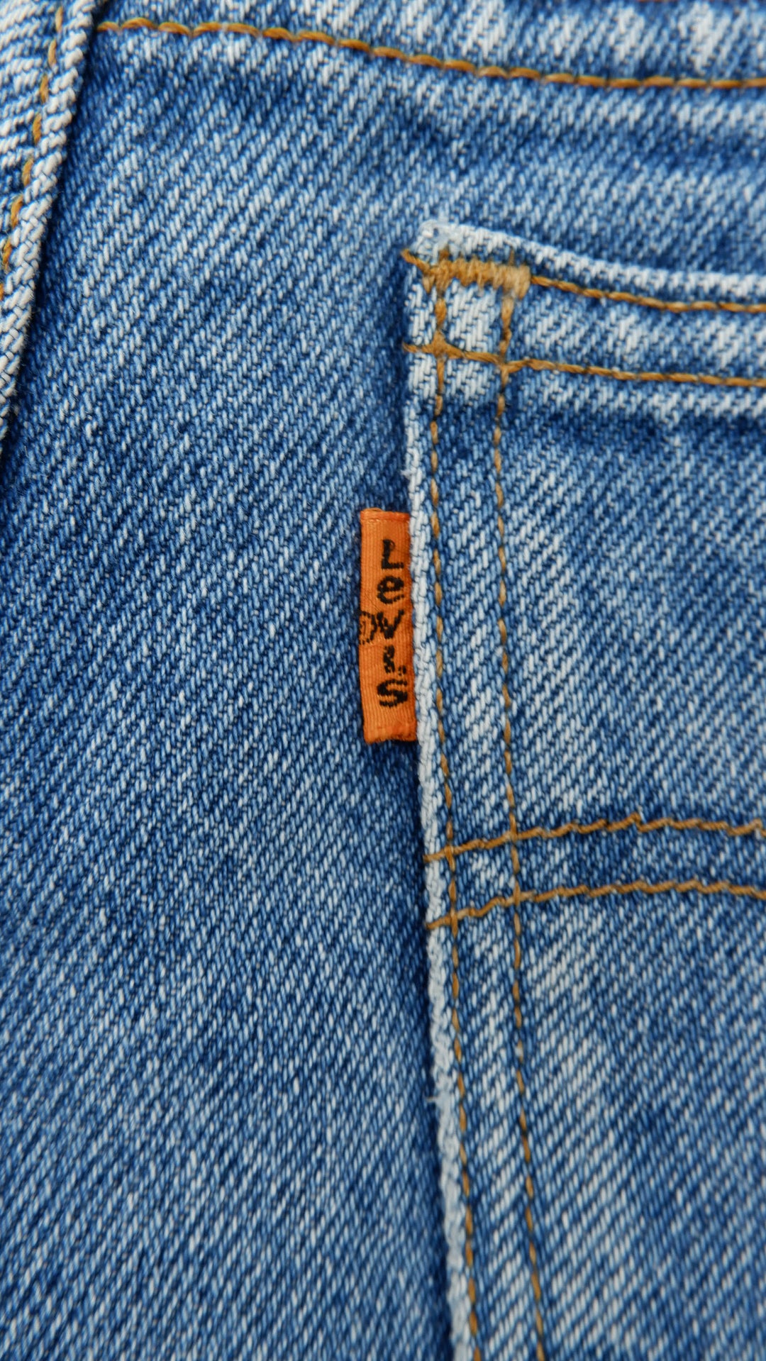 Vintage Levi Strauss # 612 Orange Tab Custom Ladies Jeans