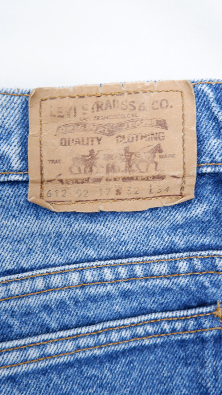 Vintage Levi Strauss # 612 Orange Tab Custom Ladies Jeans