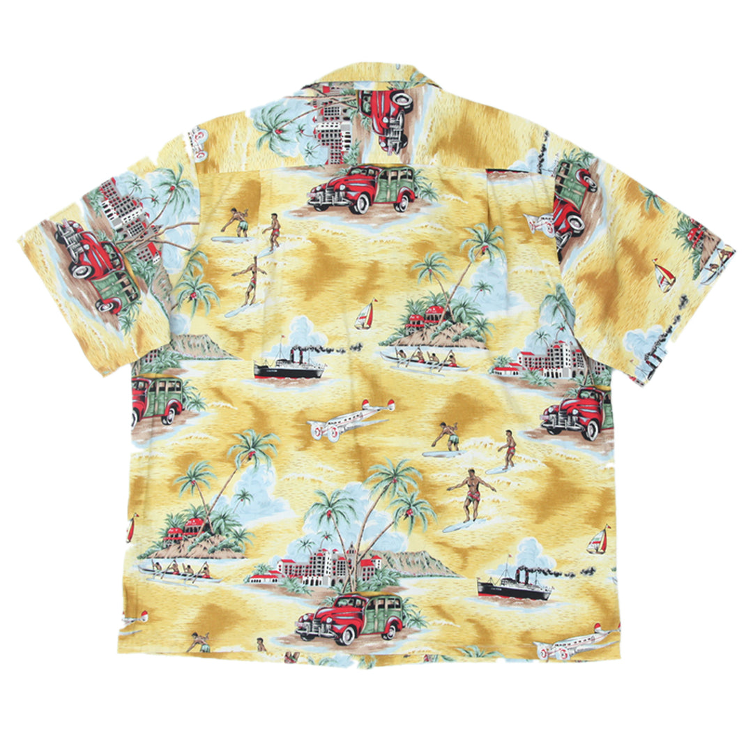 RJC Island Surfing Vintage Hawaiian Shirt Made In Hawaii USA