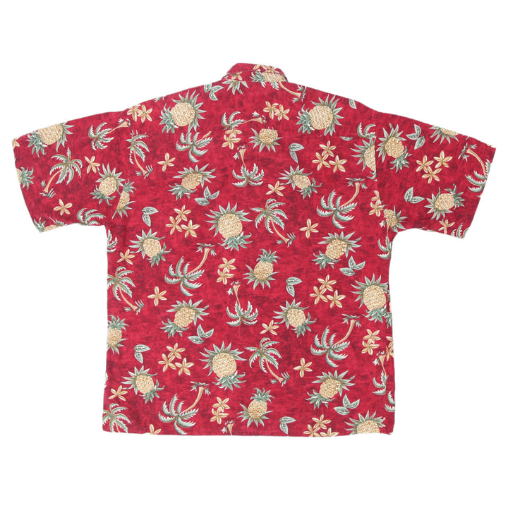 Mens Pierre Cardin Pineapple Print Hawaiian Shirt
